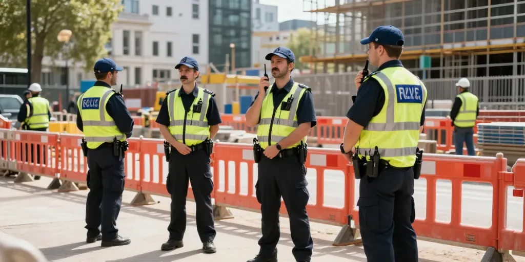 Construction Site Security by licensed professionals ensuring safety in London